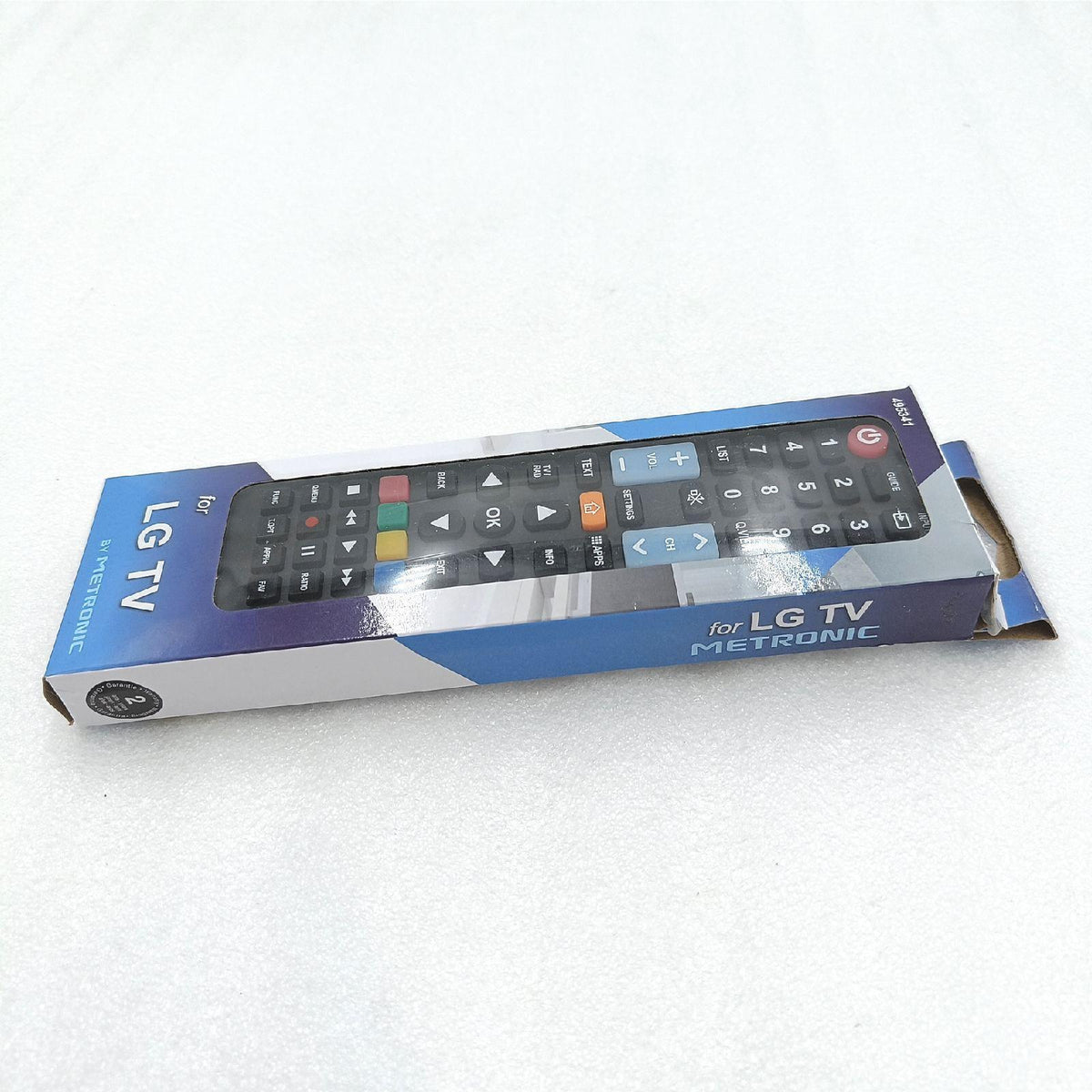 Metronic 495341 Ersatz-Fernbedienung für LG TV - 100% kompatibel