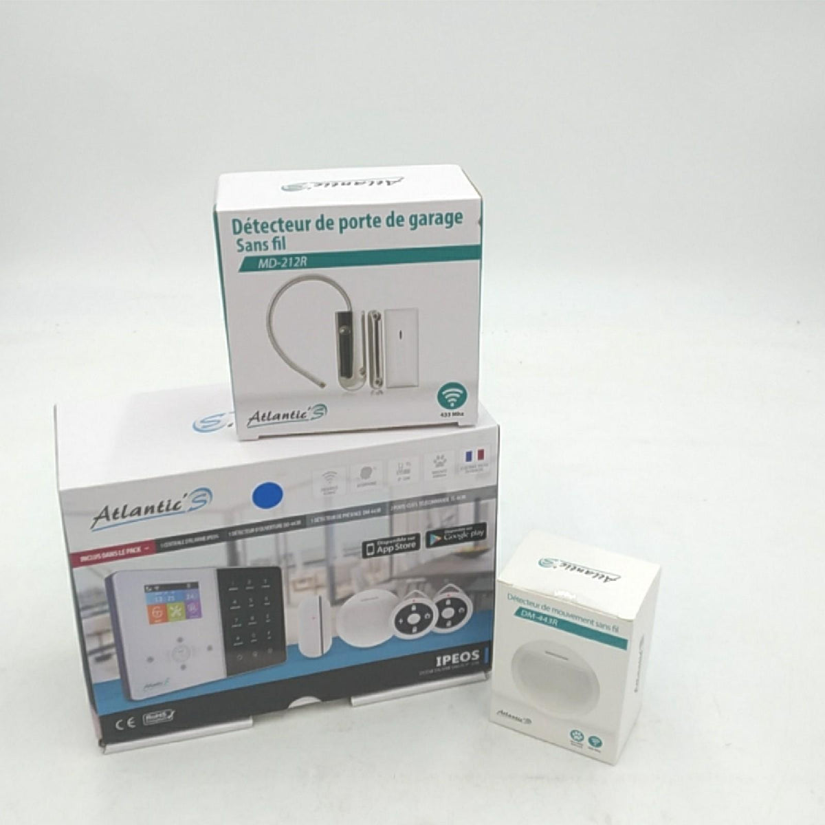 Drahtloser IP-Hausalarm IPEOS - Kit 6 MD-326R - Atlantic'S
