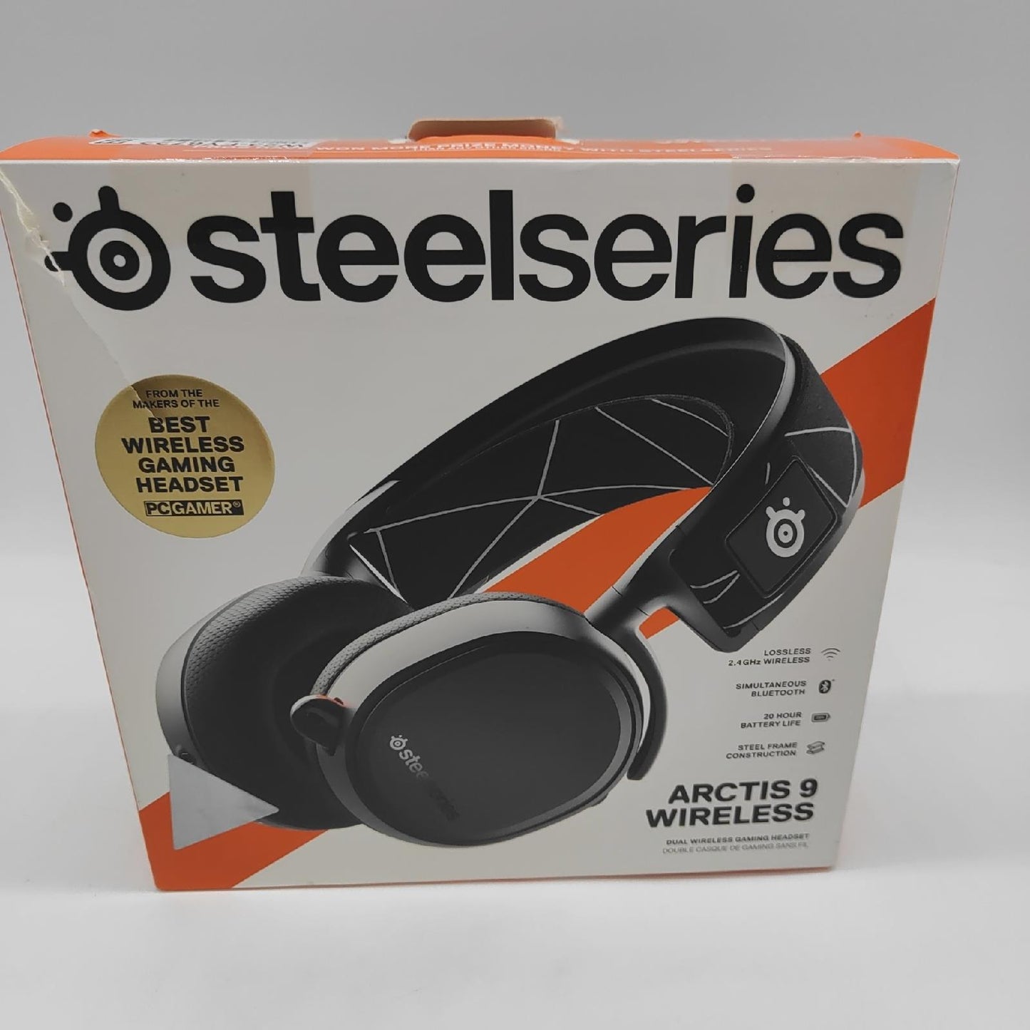 SteelSeries Arctis 9  Dual Wireless Gaming Headset  Verlustless 24 GHz  - Defekt