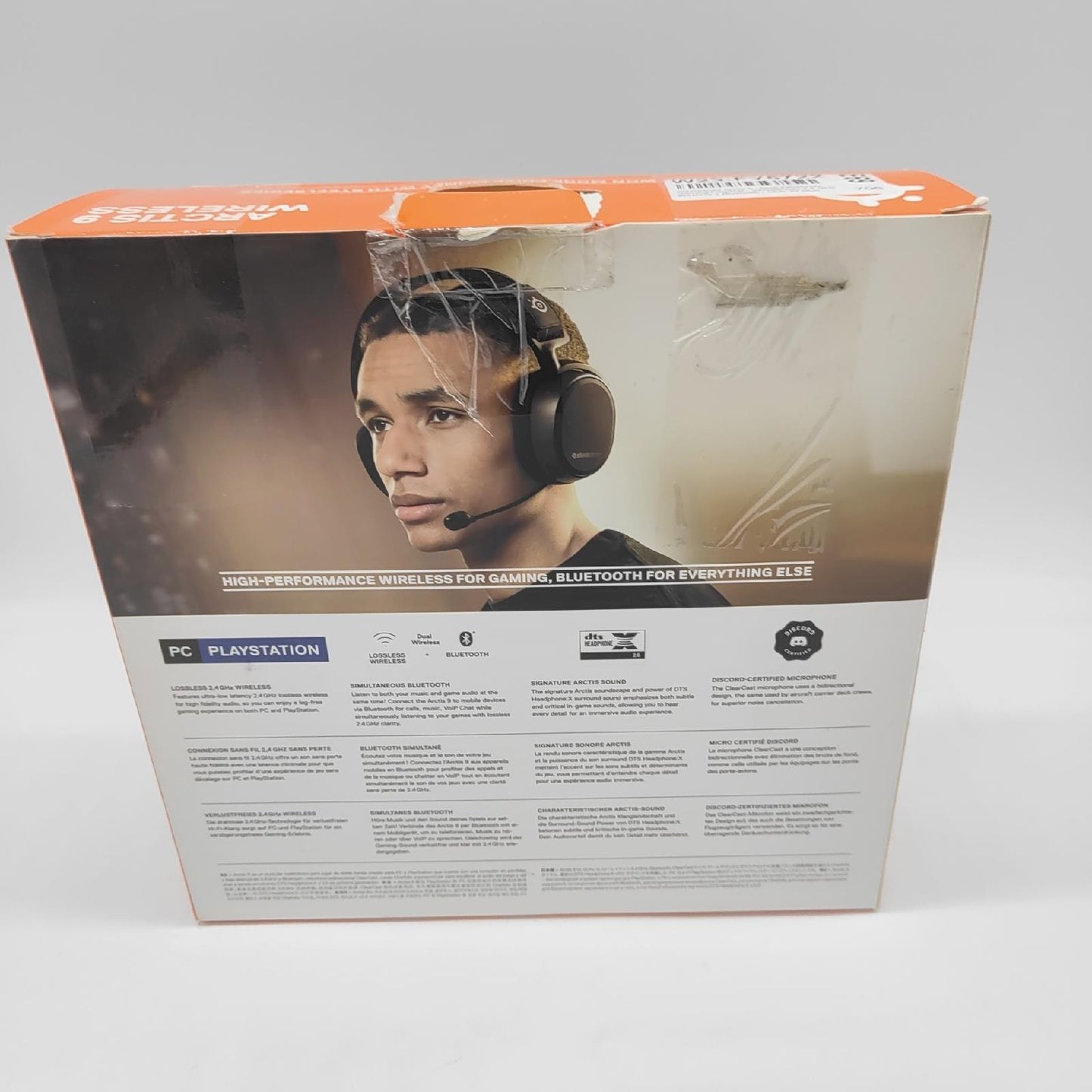 SteelSeries Arctis 9  Dual Wireless Gaming Headset  Verlustless 24 GHz  - Defekt