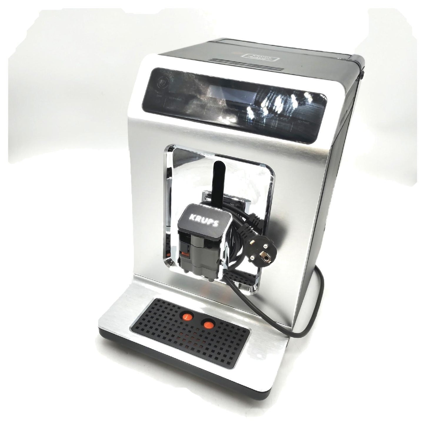 KRUPS Evidence Kaffeevollautomat One Touch Cappuccino Gebrauchsspuren Wassertank beschädigt