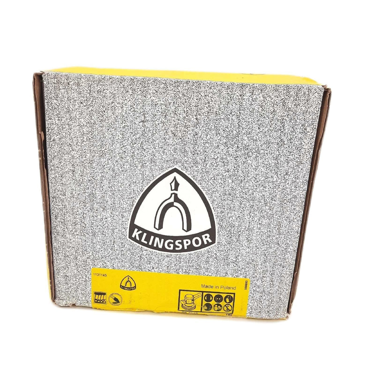 Klingpsor 353141 FP 77 K T-ACT Scheiben mit Filmunterlage  kletthaftend für Farbe  Lack  Spachtel  Grundierung  Füller  Gel-Coats  Kompositwerkstoffe  Lochform GLS51  ø 150mm  240 Korn  100 Stück