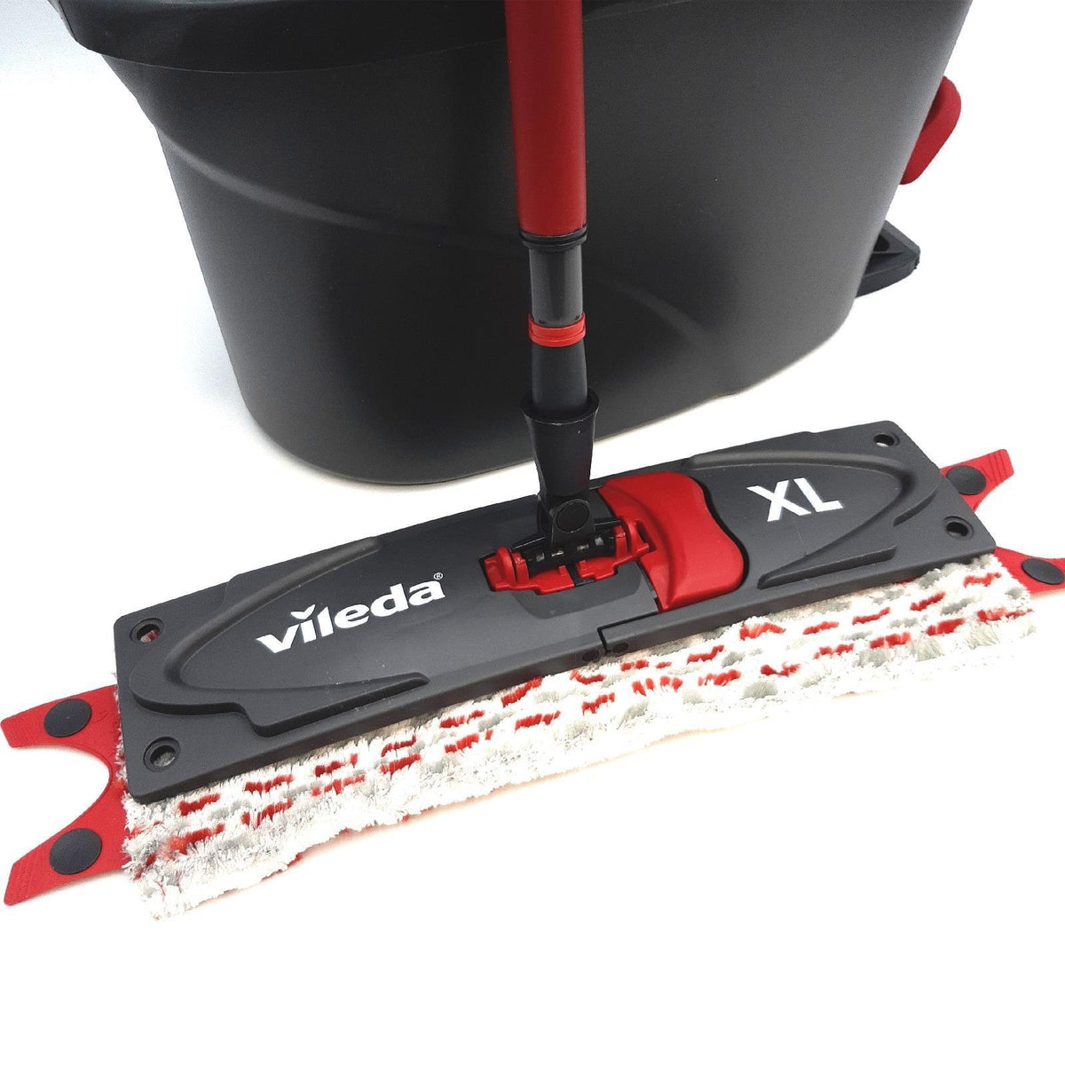 Vileda Ultramax Turbo XL Set Bodenwischer mit Teleskopstiel grosser Wischmop fuer grosse Flaechen