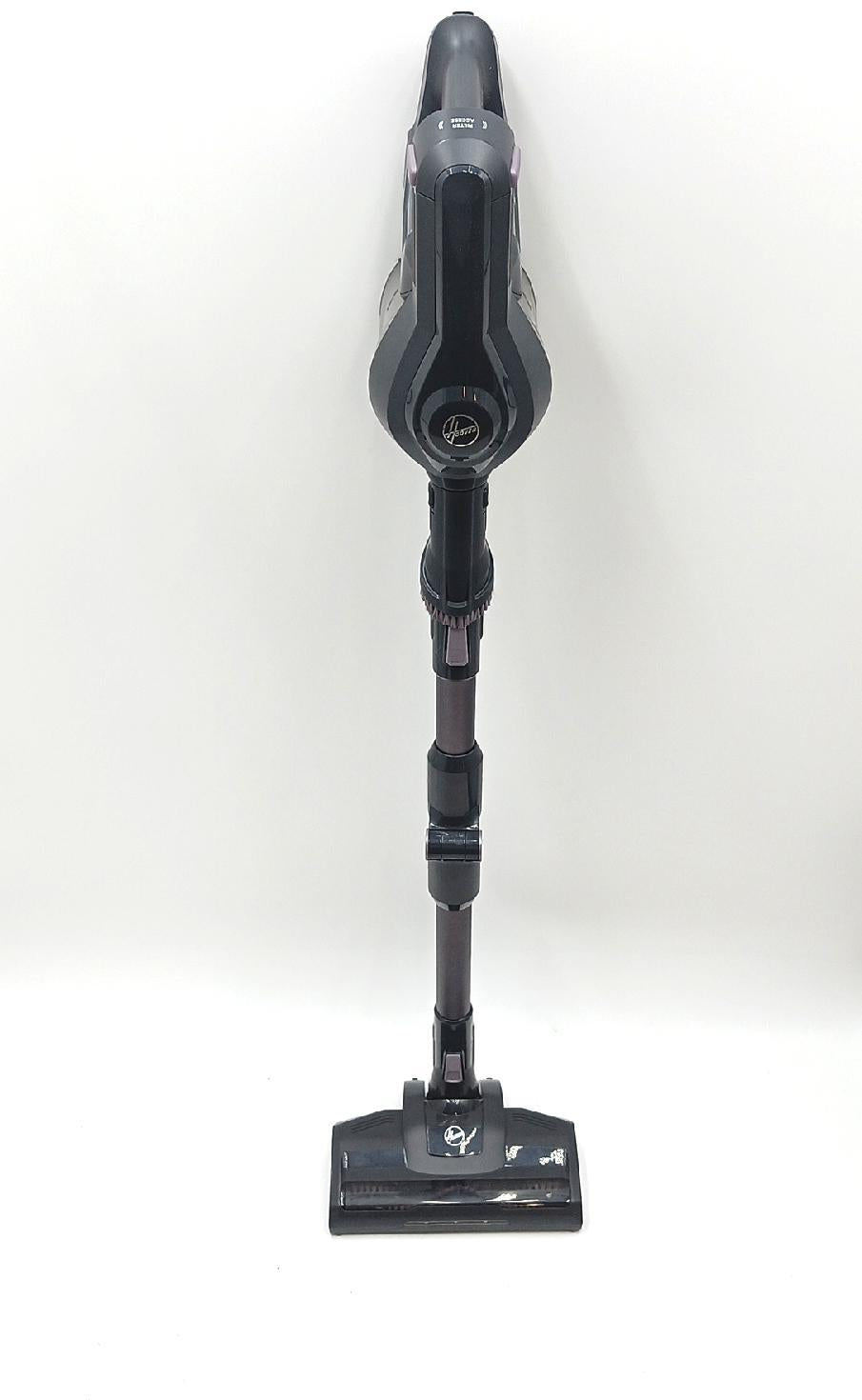 Hoover Akku-Staubsauger ohne Beutel + Knick-Gelenk – bis zu 120 m² mit 1 Akkuladung I Staubsauger kabellos mit XL Staubbehälter & Parkfunktion I Akkusauger mit Fugendüse & Staubbürste [HF103X ]