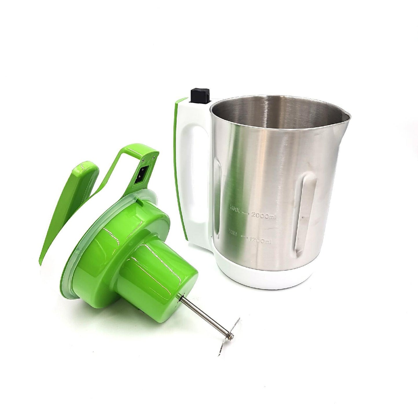 DOMO DO705BL Suppenkocher - 2L - 6 Programme - LED - Mit Marmeladenfunktion - Edelstahl
