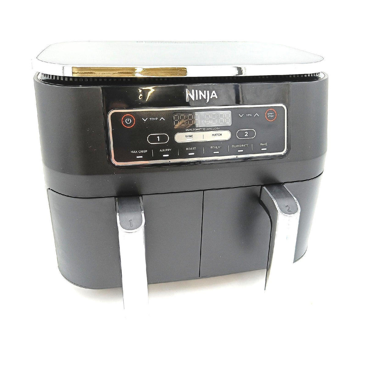 Ninja Heißluft Fritteuse AF300EU Schwarz Foodi 76 Liter Vielseitige Küchenmaschine Kunststoff