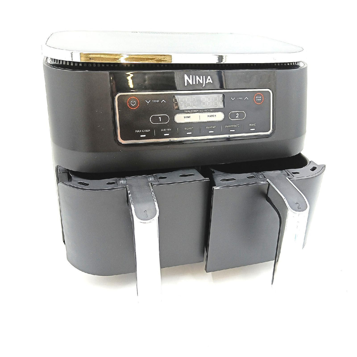 Ninja Heißluft Fritteuse AF300EU Schwarz Foodi 76 Liter Vielseitige Küchenmaschine Kunststoff