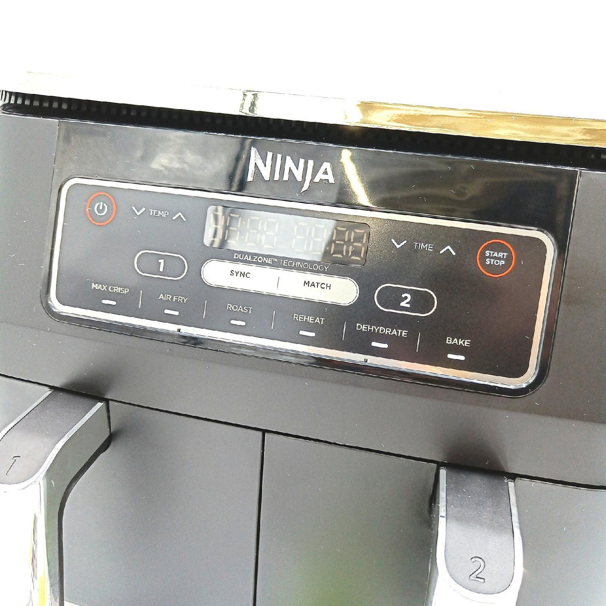 Ninja Heißluft Fritteuse AF300EU Schwarz Foodi 76 Liter Vielseitige Küchenmaschine Kunststoff