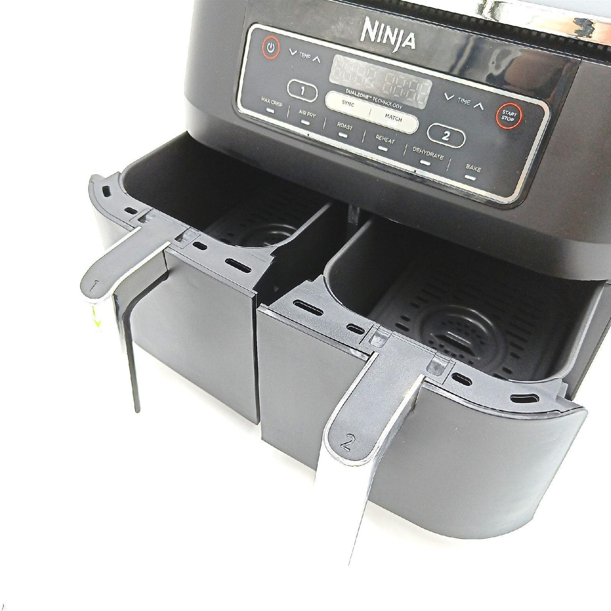 Ninja Heißluft Fritteuse AF300EU Schwarz Foodi 76 Liter Vielseitige Küchenmaschine Kunststoff