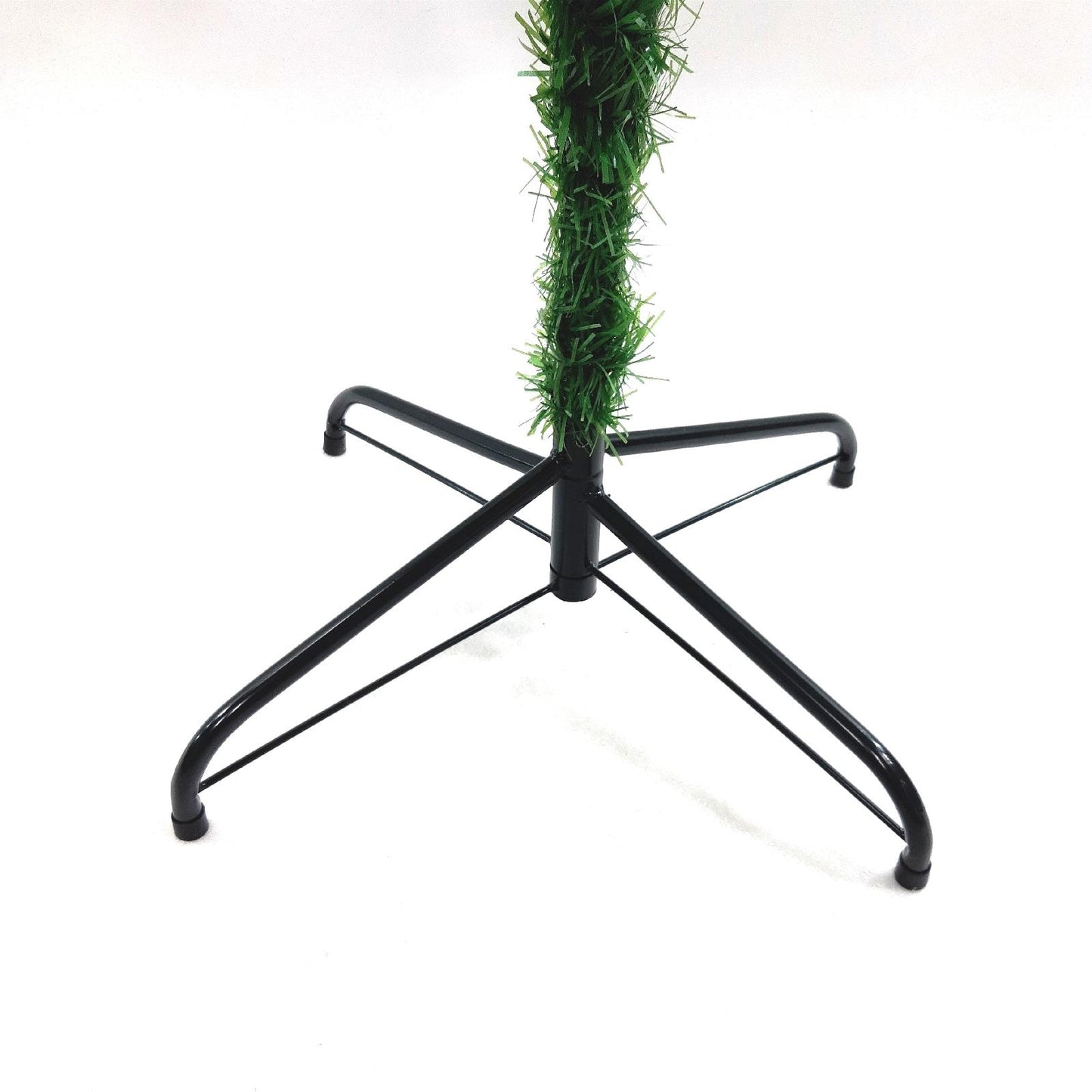 SOLAGUA NAVIDAD Künstlicher Weihnachtsbaum, Lametta-Blatt-Tanne 120–210cm Bäume mit Metallunterstützung (Glitzergrün, 180cm 477Tips)