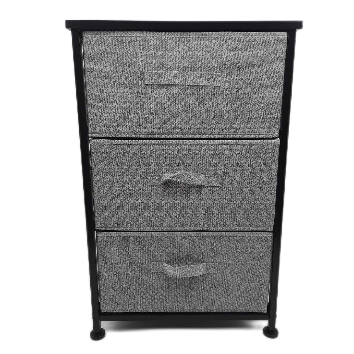 Amazon Basics Kleiderschrank Aufbewahrung Schrank 3 Stoffschubladen platzsparend Ordnung