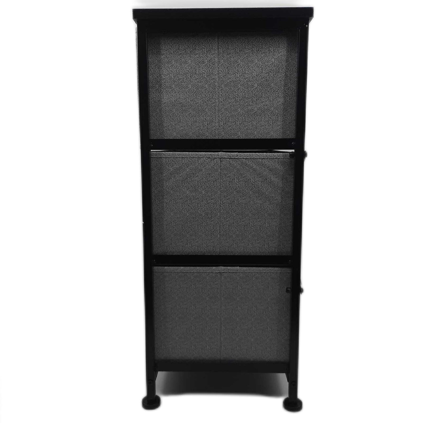 Amazon Basics Kleiderschrank Aufbewahrung Schrank 3 Stoffschubladen platzsparend Ordnung