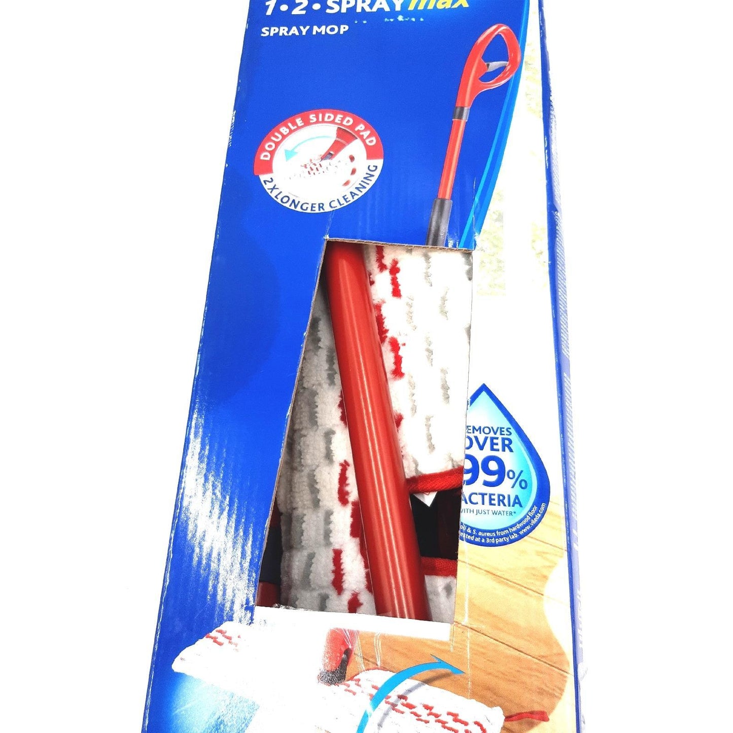 Vileda 1-2 Max Spray, Bodenreiniger-System Spray mit Mikrofasertuch (26,09)