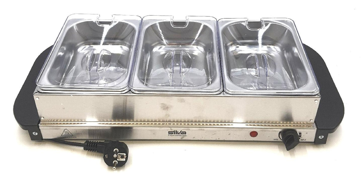 SH 3 1 2 in 1 Buffetwärmer Warmhalteplatte 200 Watt ideal zum Warmhalten von Tee und Speisen