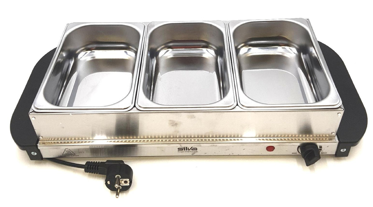 SH 3 1 2 in 1 Buffetwärmer Warmhalteplatte 200 Watt ideal zum Warmhalten von Tee und Speisen