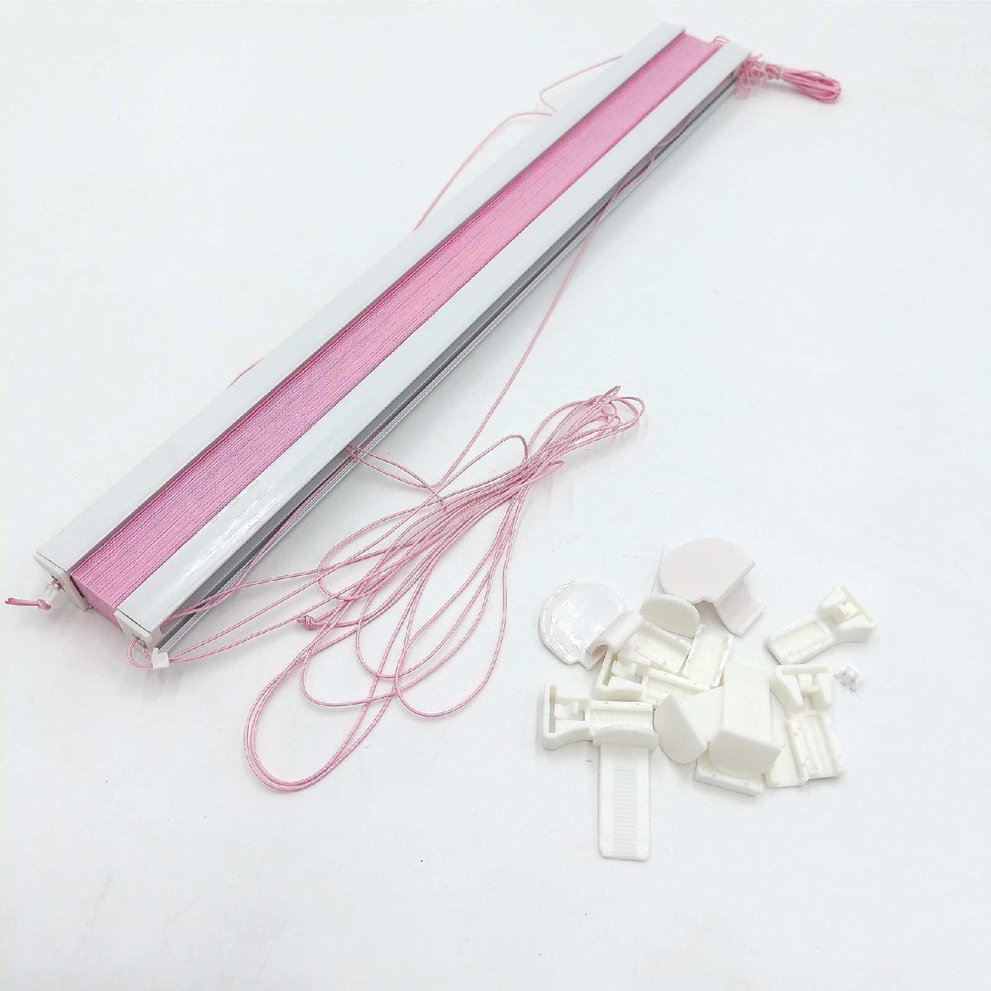 K Home Plissee Fensterdekoration Raumtextilien Klemmfix Pink Lichtschutz Crushed Opt