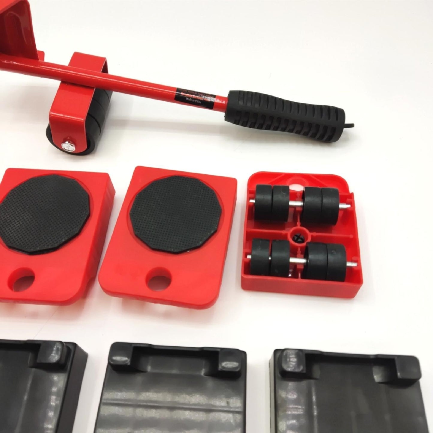 VEVOR Umzugswagen 4PCS Bewegt schwere Möbelstücke 113,4 kg 4 Räder PP Rutschfeste Plattform 360° Drehung Handling Umzugswagen in Bewegung