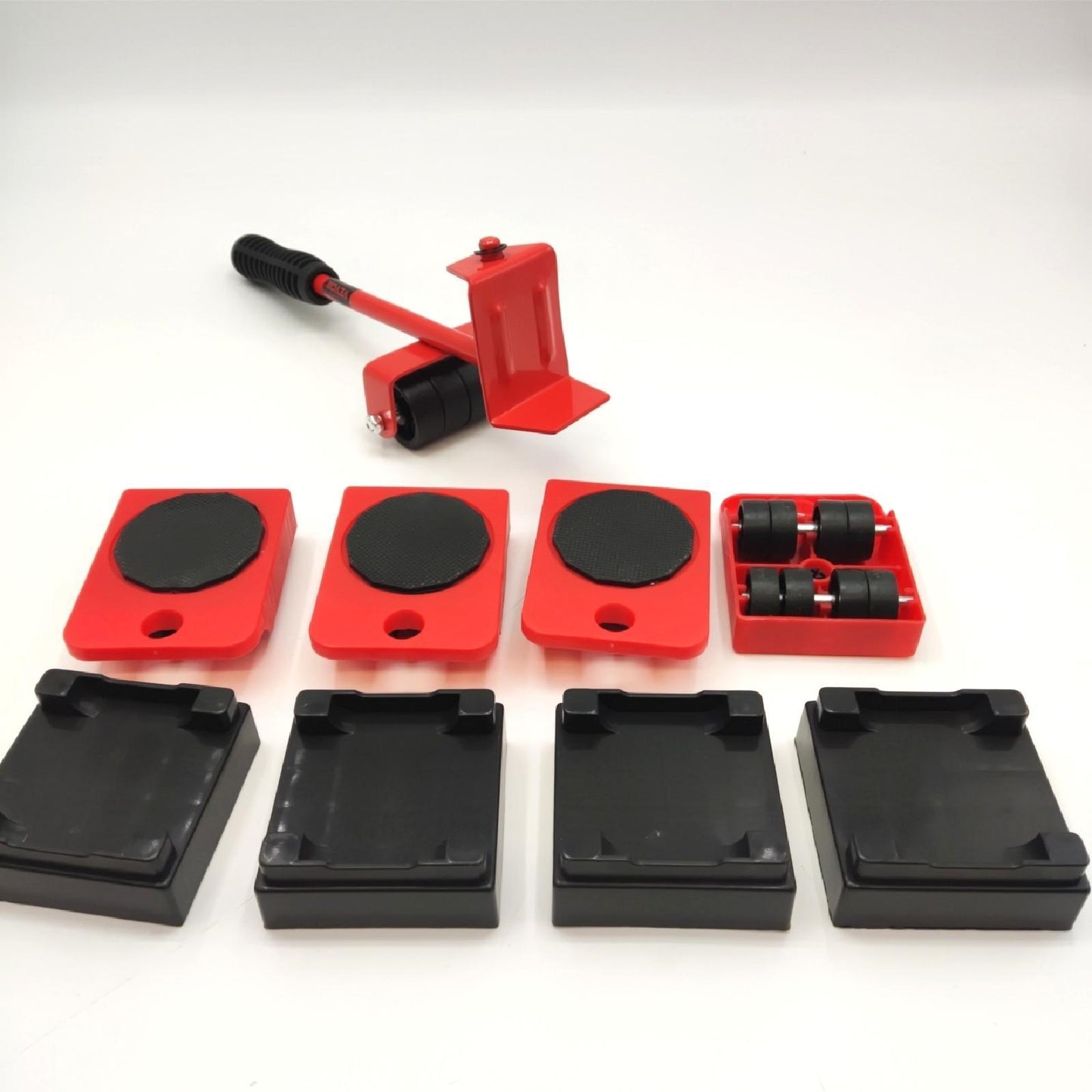 VEVOR Umzugswagen 4PCS Bewegt schwere Möbelstücke 113,4 kg 4 Räder PP Rutschfeste Plattform 360° Drehung Handling Umzugswagen in Bewegung