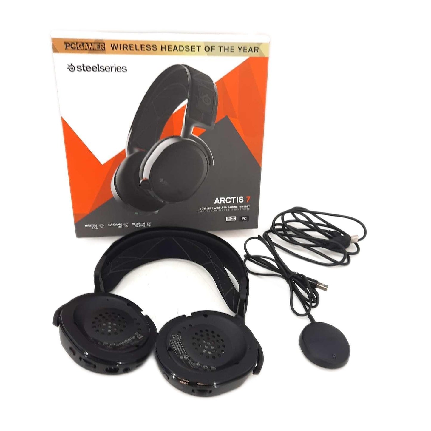 SteelSeries Arctis 7 Wireless Headset DTS X Ohrpolster fehlen Gebrauchsspuren