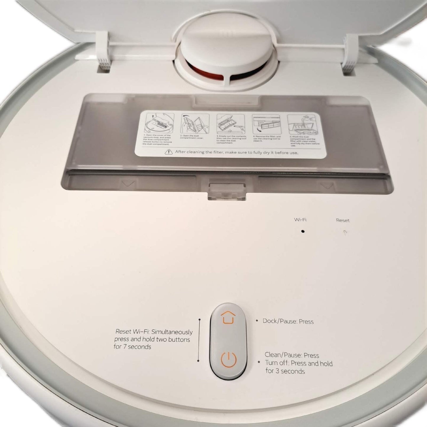 XIAOMI Mi Robot Vacuum-Mop 2 Pro Saug- & Wischroboter (3000Pa Saugkraft, Schall-Vibrationswischen, LDS Sensoren, 450ml Staubbehälter, 190ml Wassertank, Mi Home App, Alexa, Google Assistant) Weiß