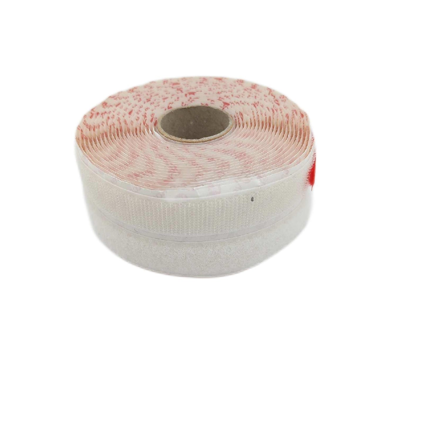 VELCRO Marke - Klettband Selbstklebend - Zuschneidbares, starkes, selbstklebendes Klettband mit Klettverschluss, perfekt für Raumdekoration und Wohnaccessoires, Garage - Weiß - 20 mm x 5 m