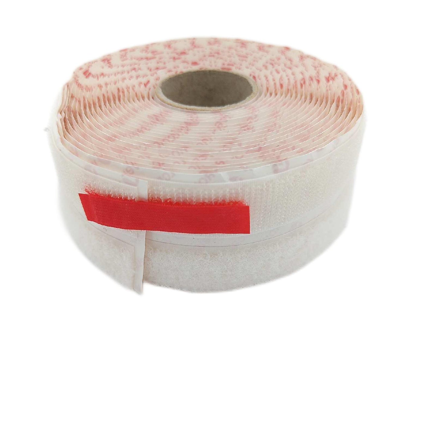 VELCRO Marke - Klettband Selbstklebend - Zuschneidbares, starkes, selbstklebendes Klettband mit Klettverschluss, perfekt für Raumdekoration und Wohnaccessoires, Garage - Weiß - 20 mm x 5 m