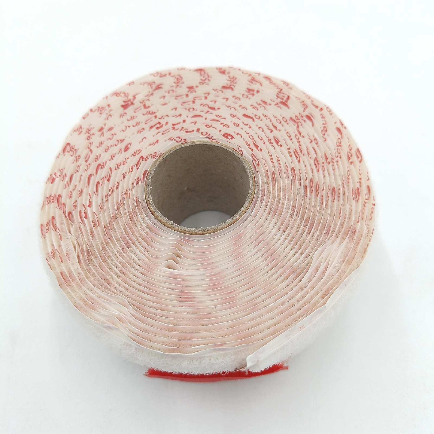 VELCRO Marke - Klettband Selbstklebend - Zuschneidbares, starkes, selbstklebendes Klettband mit Klettverschluss, perfekt für Raumdekoration und Wohnaccessoires, Garage - Weiß - 20 mm x 5 m