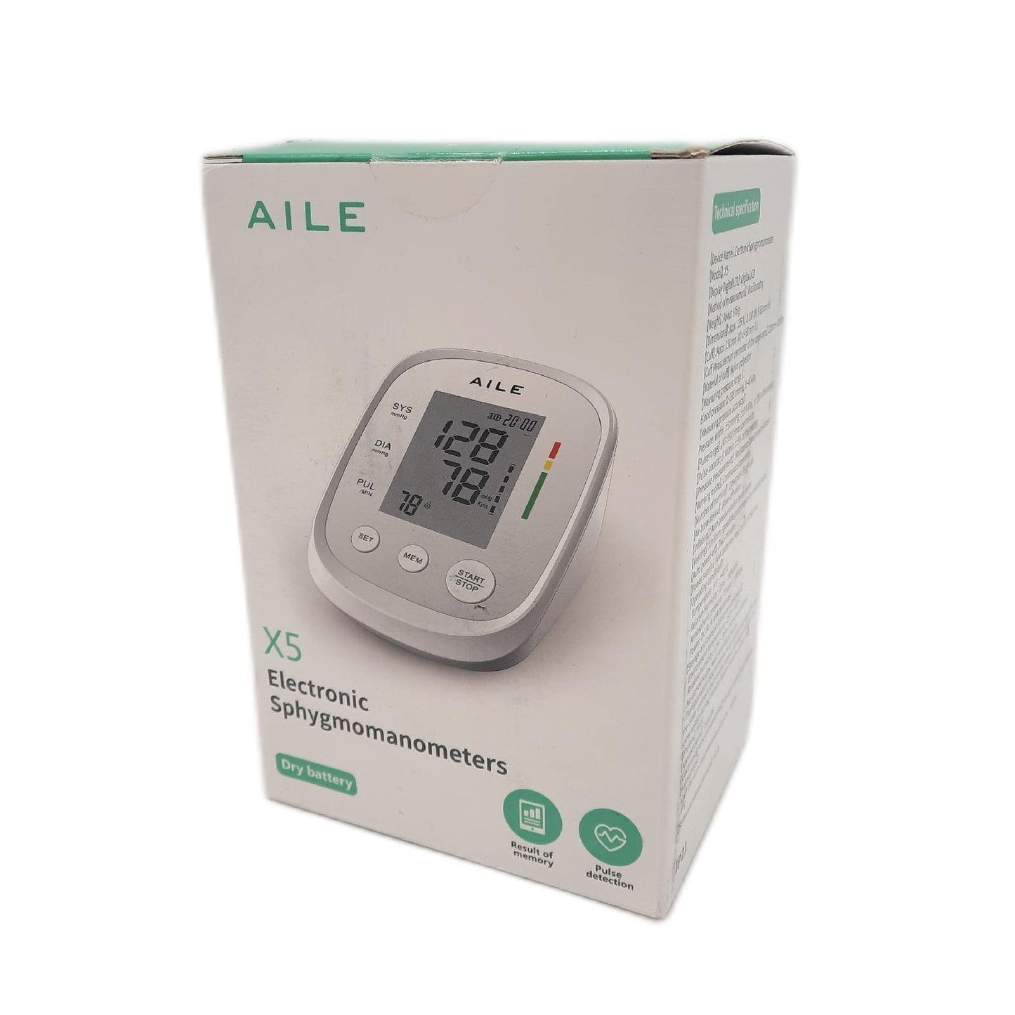AILE Blutdruckmessgerät Gesundheit Persönlicher Monitor Präzision Messgeräte für Herz Kontrolle