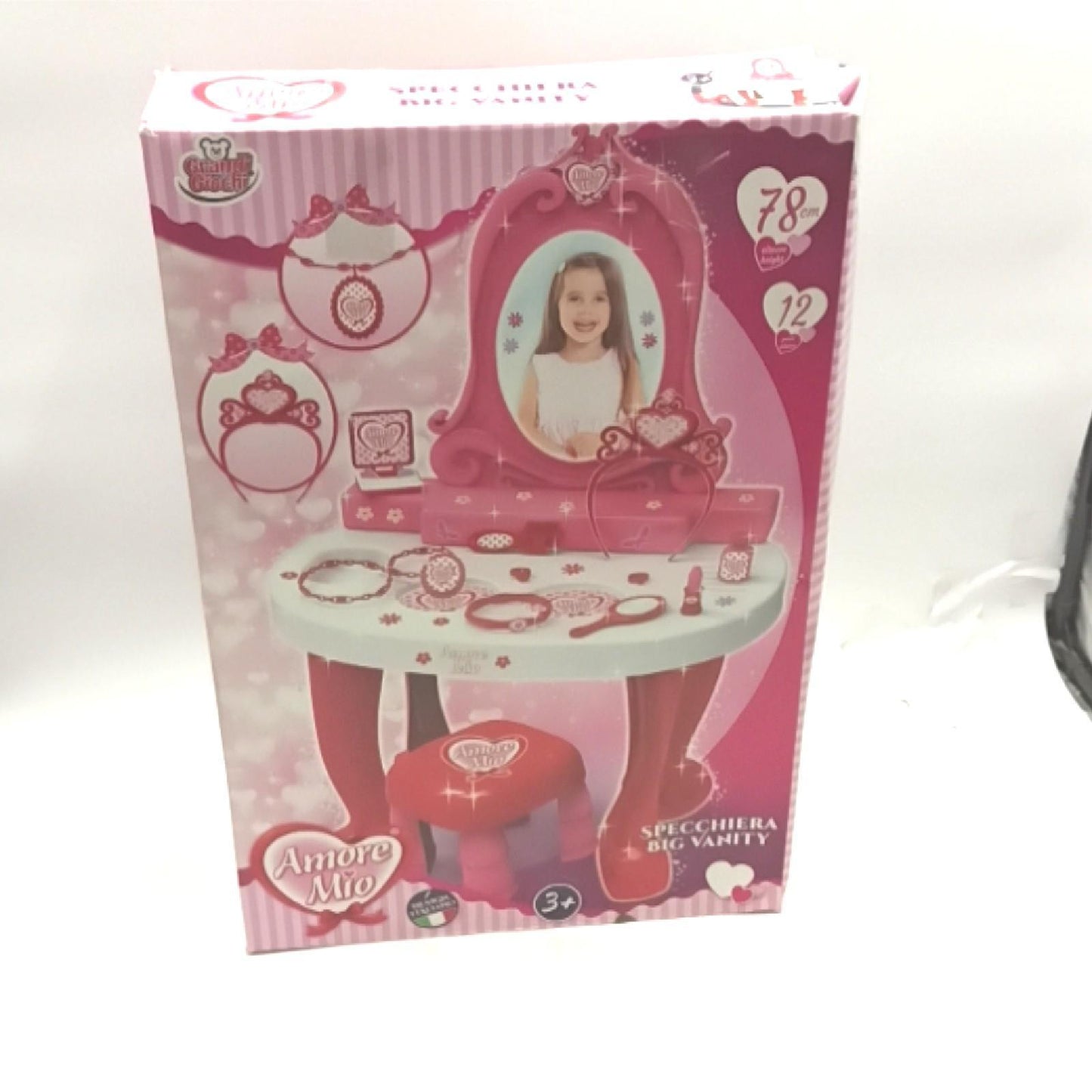 Grandi Giochi;Kosmetikspiegel;Rosa;GG71059;Schönheitsritual