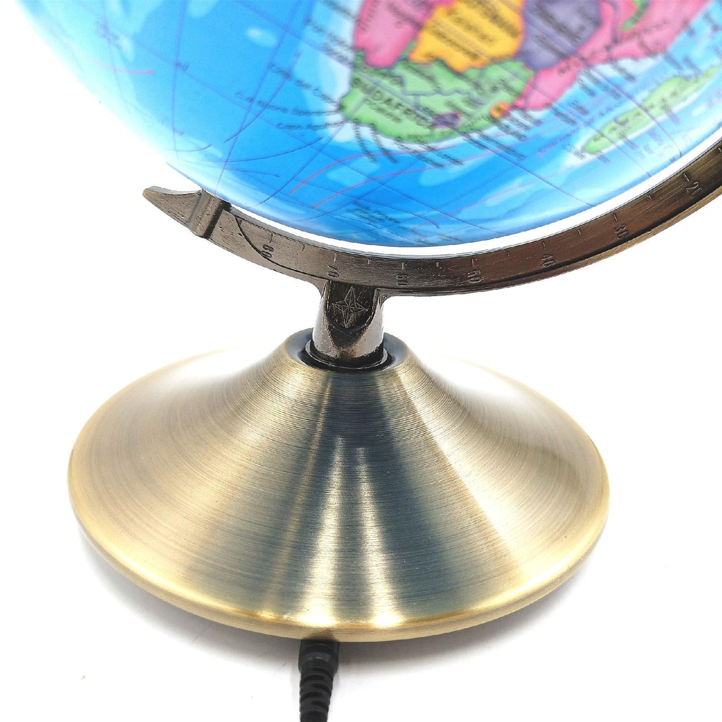 BUKI France Globus Lernspielzeug Tag und Nacht Globus Italienische Version Lehrreich Elegant Kinder