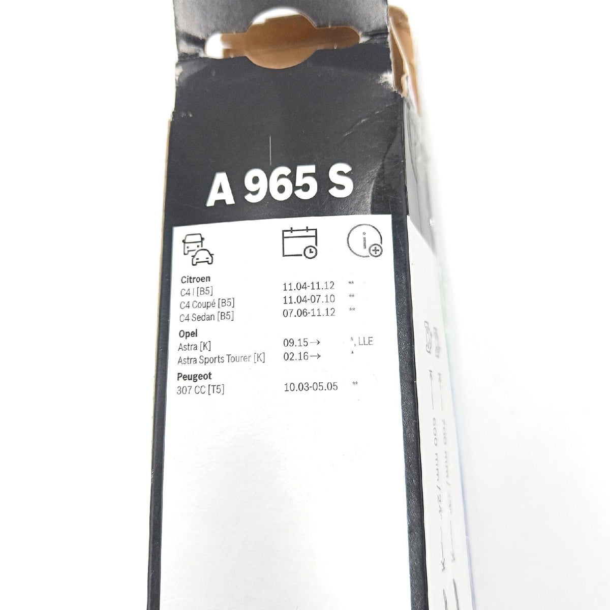 Bosch Scheibenwischerblätter Autozubehör Aerotwin A965S Set für beste