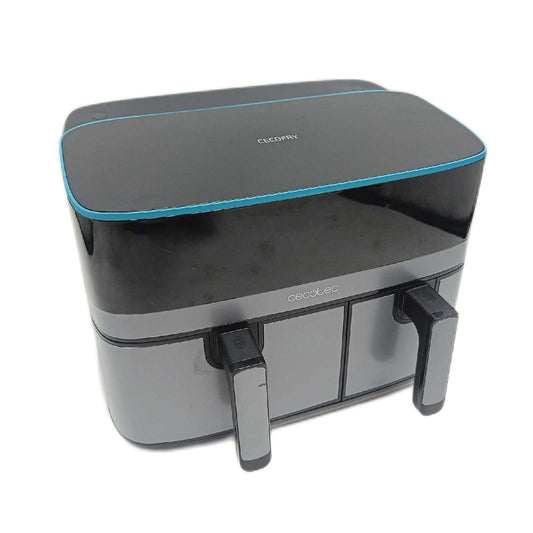 Cecotec Heißluftfritteuse 9 L CecoFry Advance Double. 2850 W, Kompakte, Digitale und ölfreie Diätfritteuse, zwei Körben mit Doppelter Temperatur und PerfectCook-Technologie