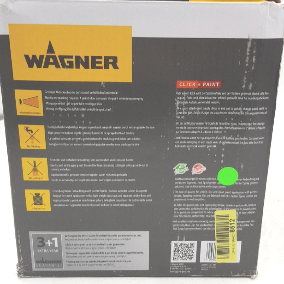 WAGNER Farbsprühsystem Lacke Dispersions Latexfarben W 690