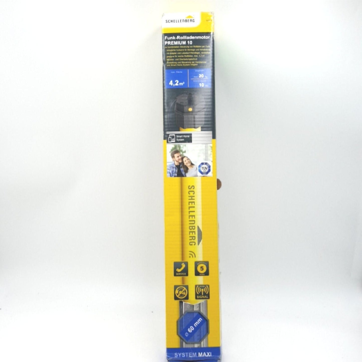 Schellenberg Rolladenmotor Antriebstechnik 21210 Funk Generation 10 Nm Leistungsst