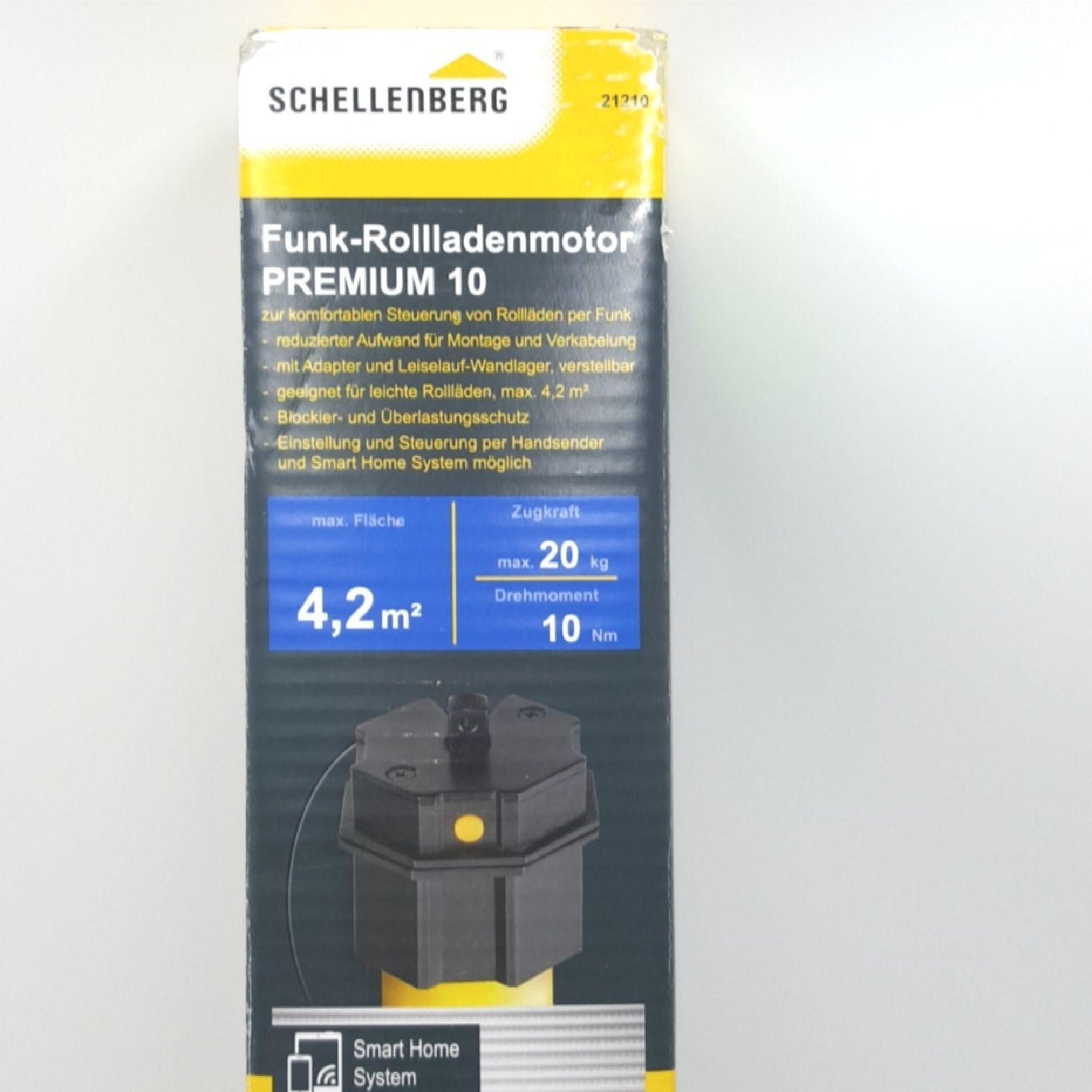 Schellenberg Rolladenmotor Antriebstechnik 21210 Funk Generation 10 Nm Leistungsst