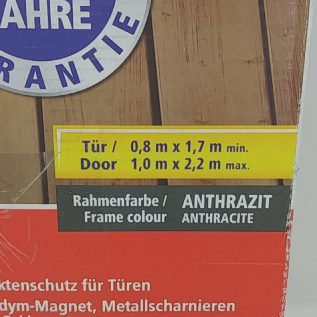 tesa Fliegengitter Tür Insect Stop Falt Tür Alurahmen Faltbar ver