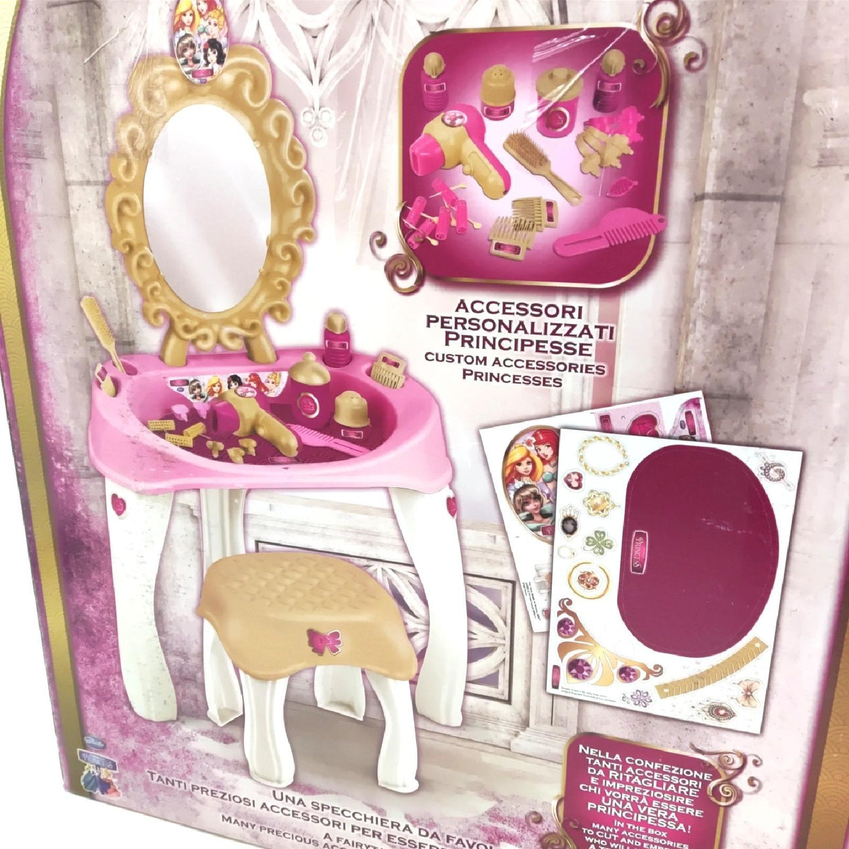 Grandi Giochi Spiegel Kindermöbel Luxuszimmer GG02994 Prinzessinnen Dekoration Schlafzimmer
