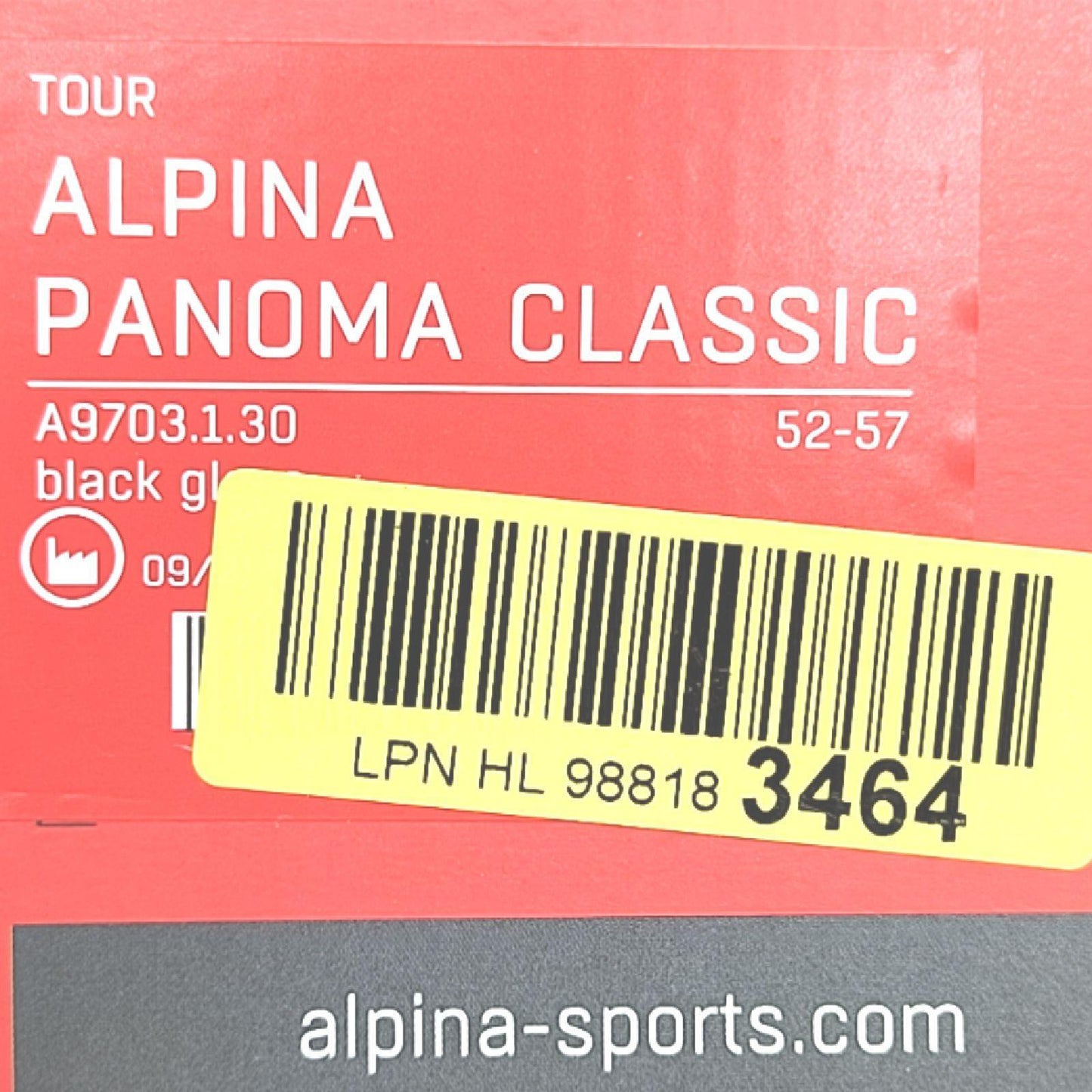 ALPINA Fahrradhelm Kopfschutz Panoma Classic Fahrrad Sicherheit Unisex Schwarz 52 57