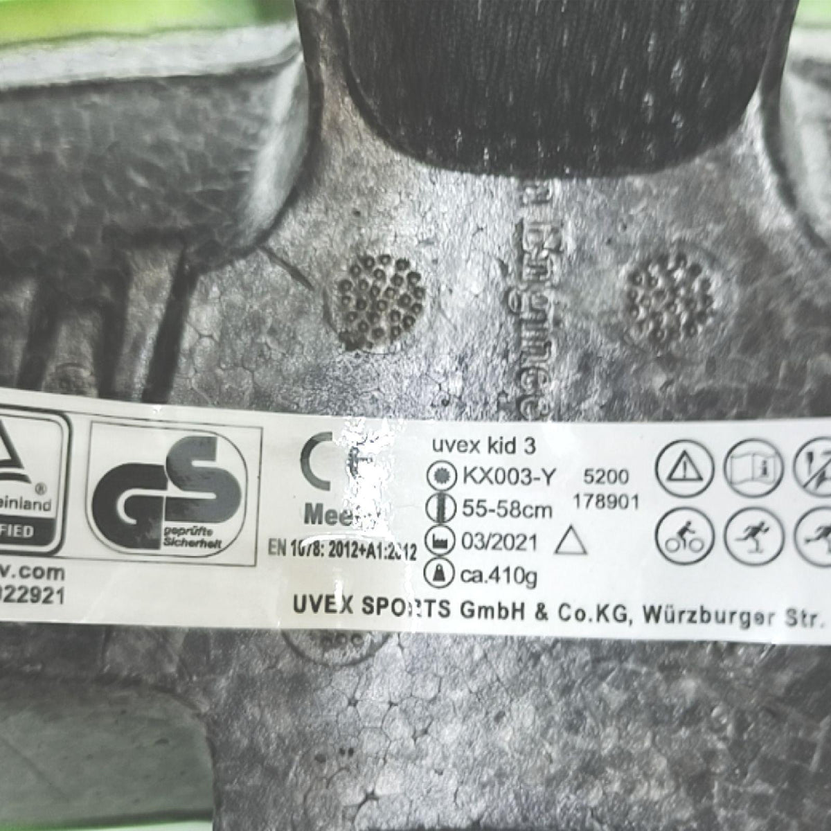 Uvex Fahrradhelm Helme Kid 3 CC grün matt 55 58 cm sicherheit