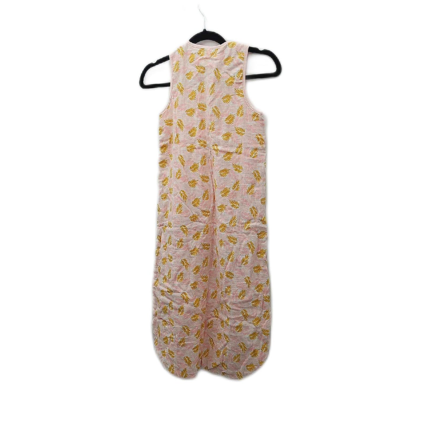 Vertbaudet Babyschlafsack Babybekleidung Tropical rosa senfgelb Blätter Sommer