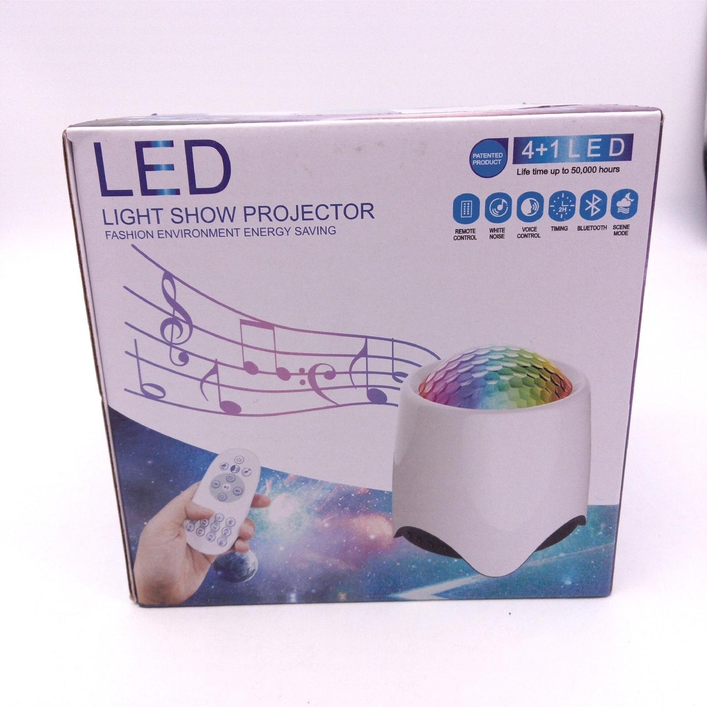 LED Wave Nachtlicht Projektor Stern Projektor Licht mit Fernbedienung für Schlafzimmer