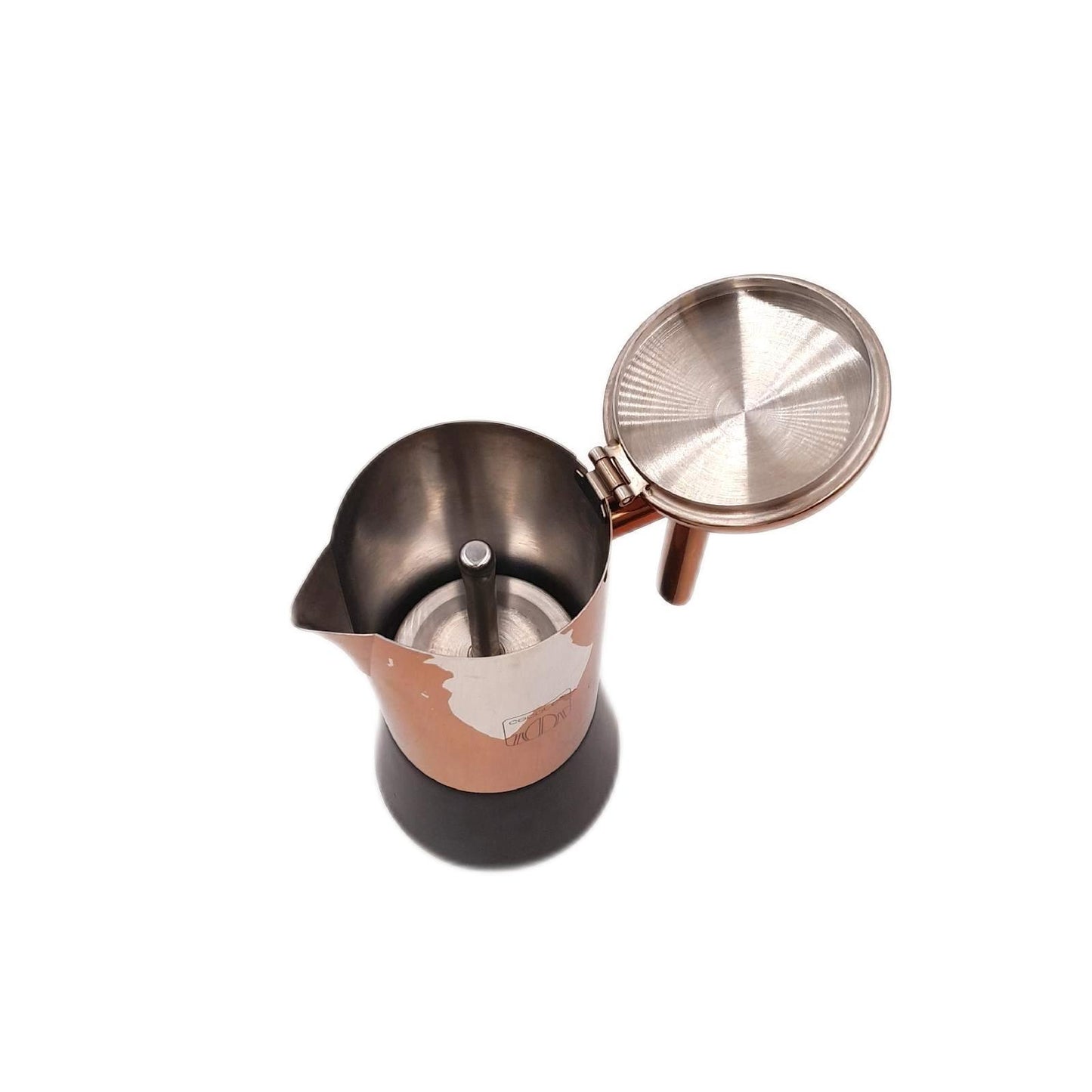 Cecotec Italienischer Espressokocher Moking 600. Hergestellt aus Edelstahl, geeignet für Gas-, Elektro- oder Glaskeramikkochfelder, elegantes Design, 6 Tassen Kaffee