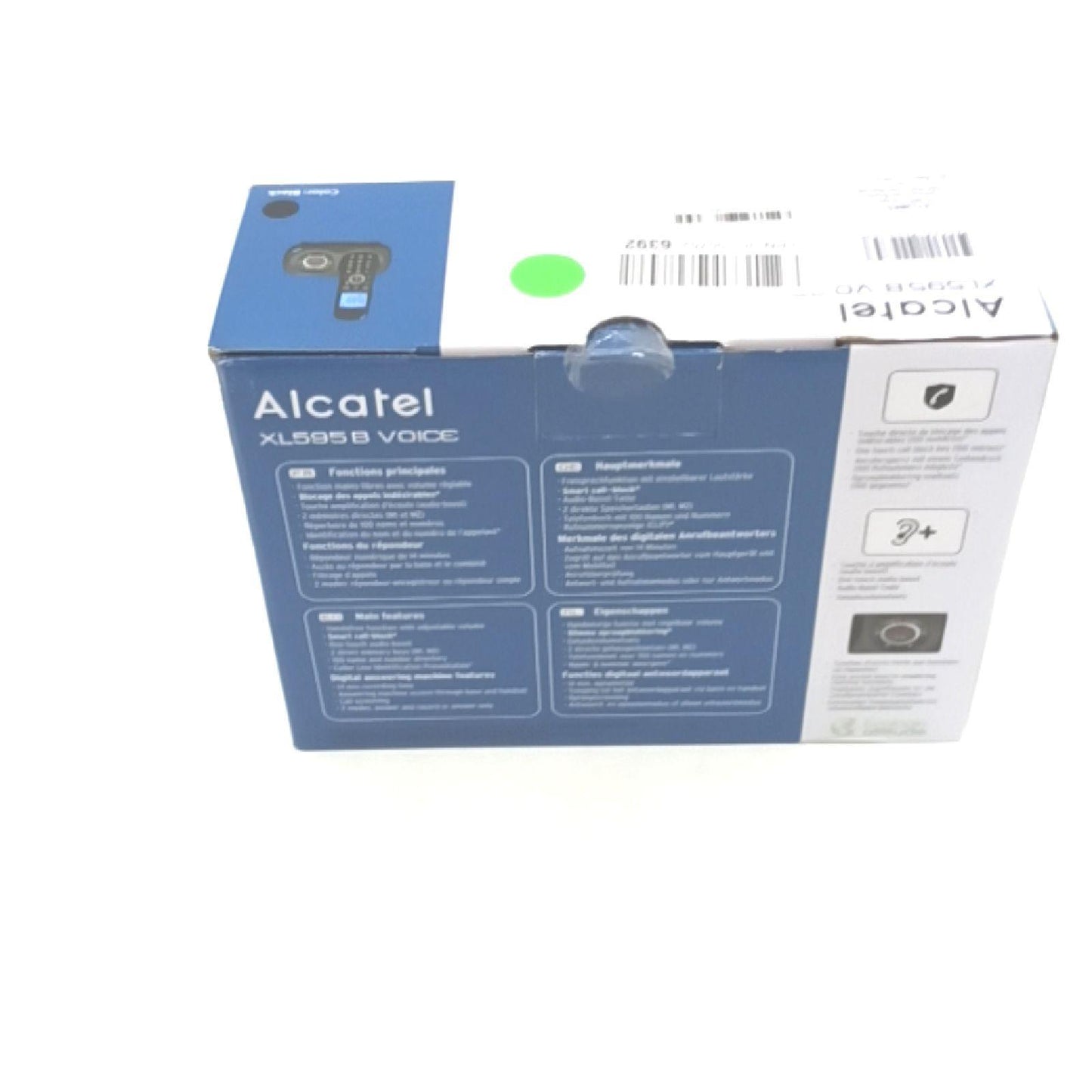 Alcatel Telefon Senioren Telefon Festnetz XL 595 B mit Anrufbeantworter Home Alltagshilfe schwarz