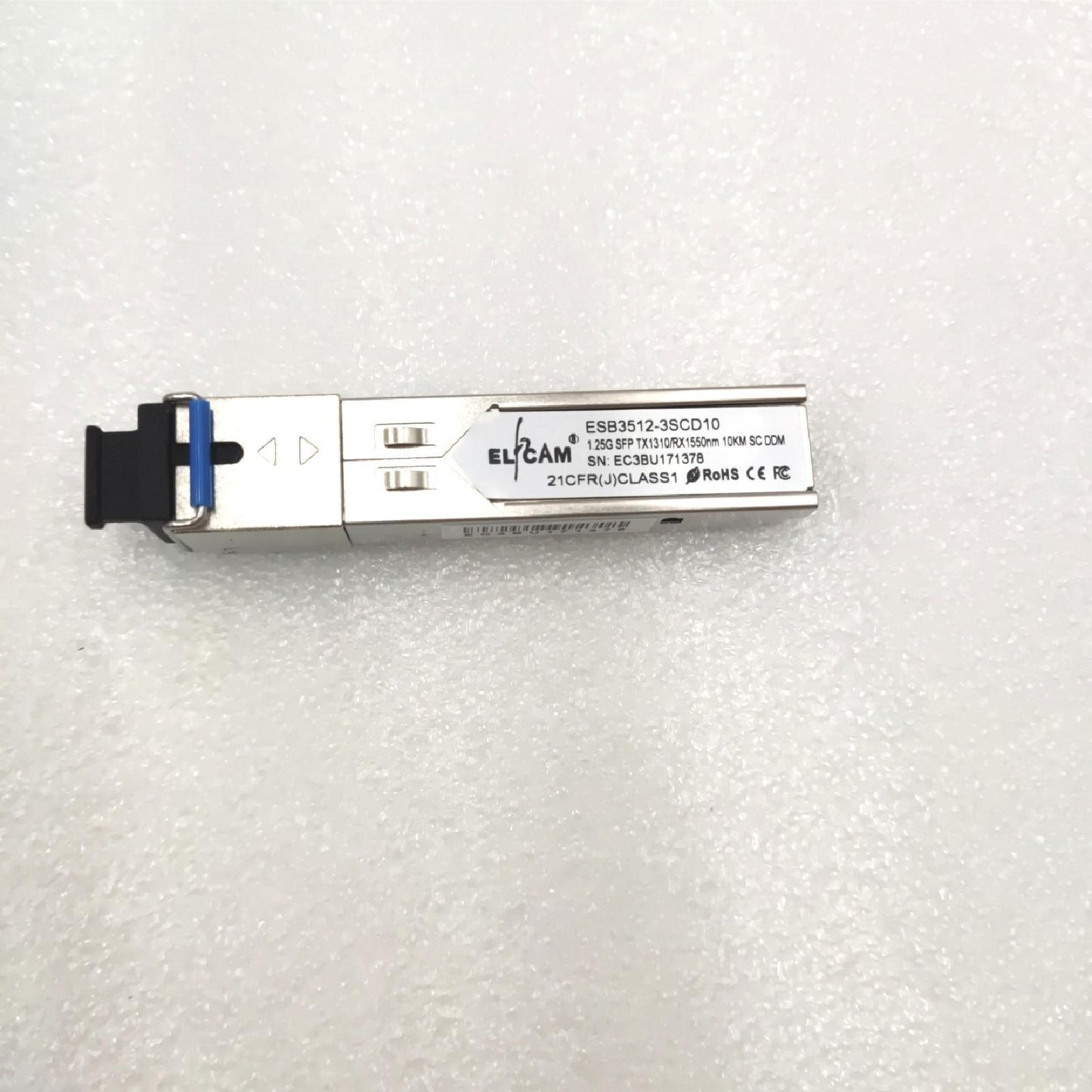 Elfcam Modul SFP Glasfaser Netzwerk 1000 Base BX TX 1310 nm