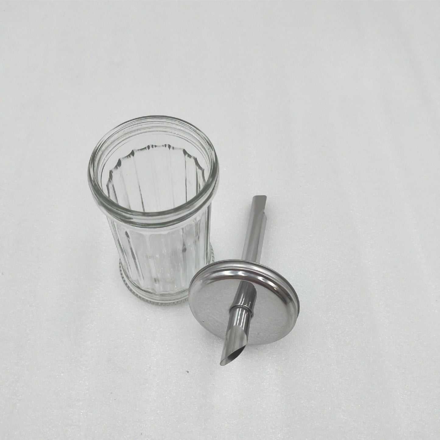 Home Deco Factory Spender Haushalt Glas Transparent Einheitsgröße Stilvoll Praktisch