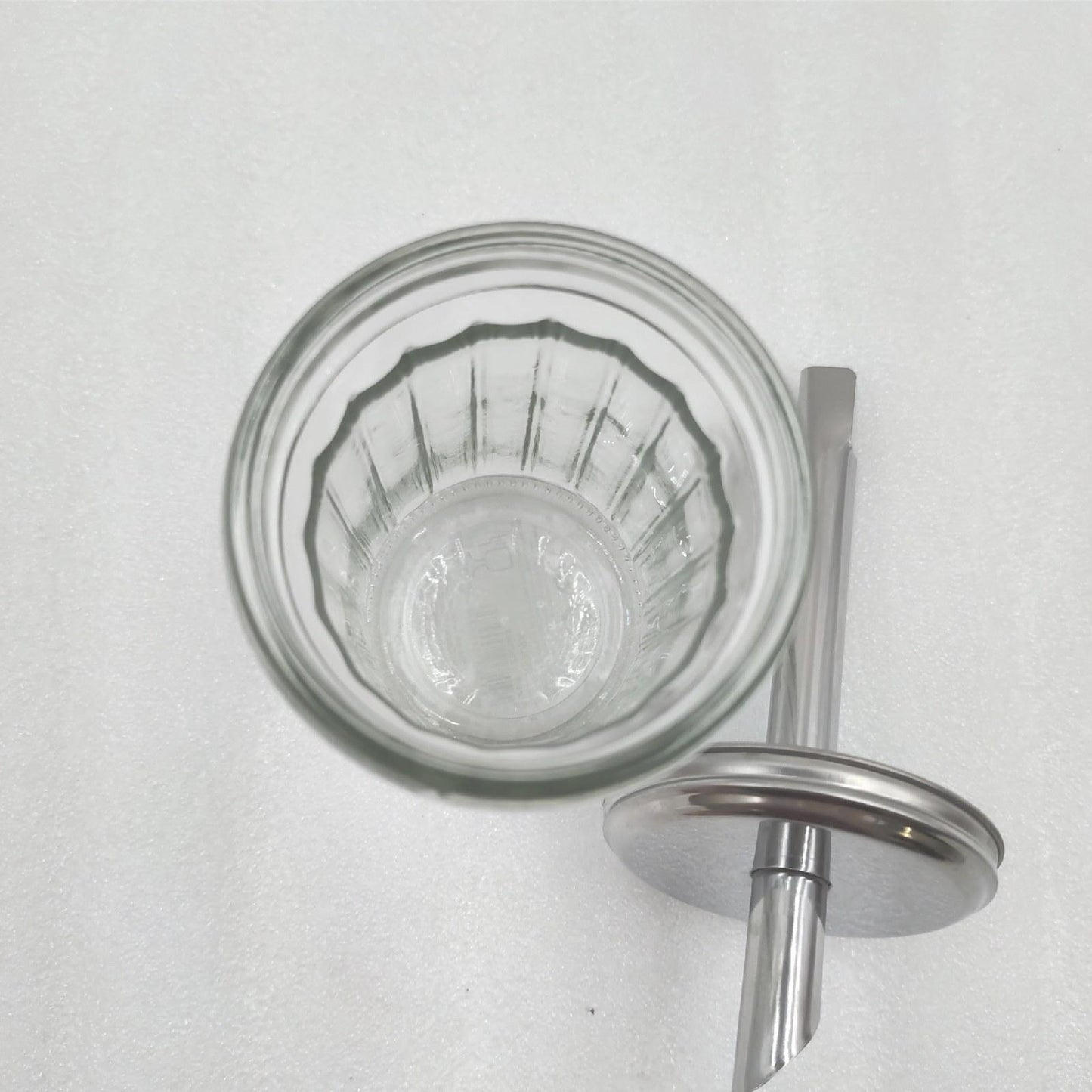 Home Deco Factory Spender Haushalt Glas Transparent Einheitsgröße Stilvoll Praktisch