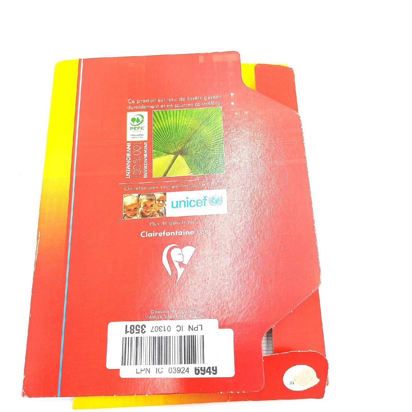 Clairefontaine Klausurbogen Schreibwaren 4411C Packung mit 100 Blatt 90