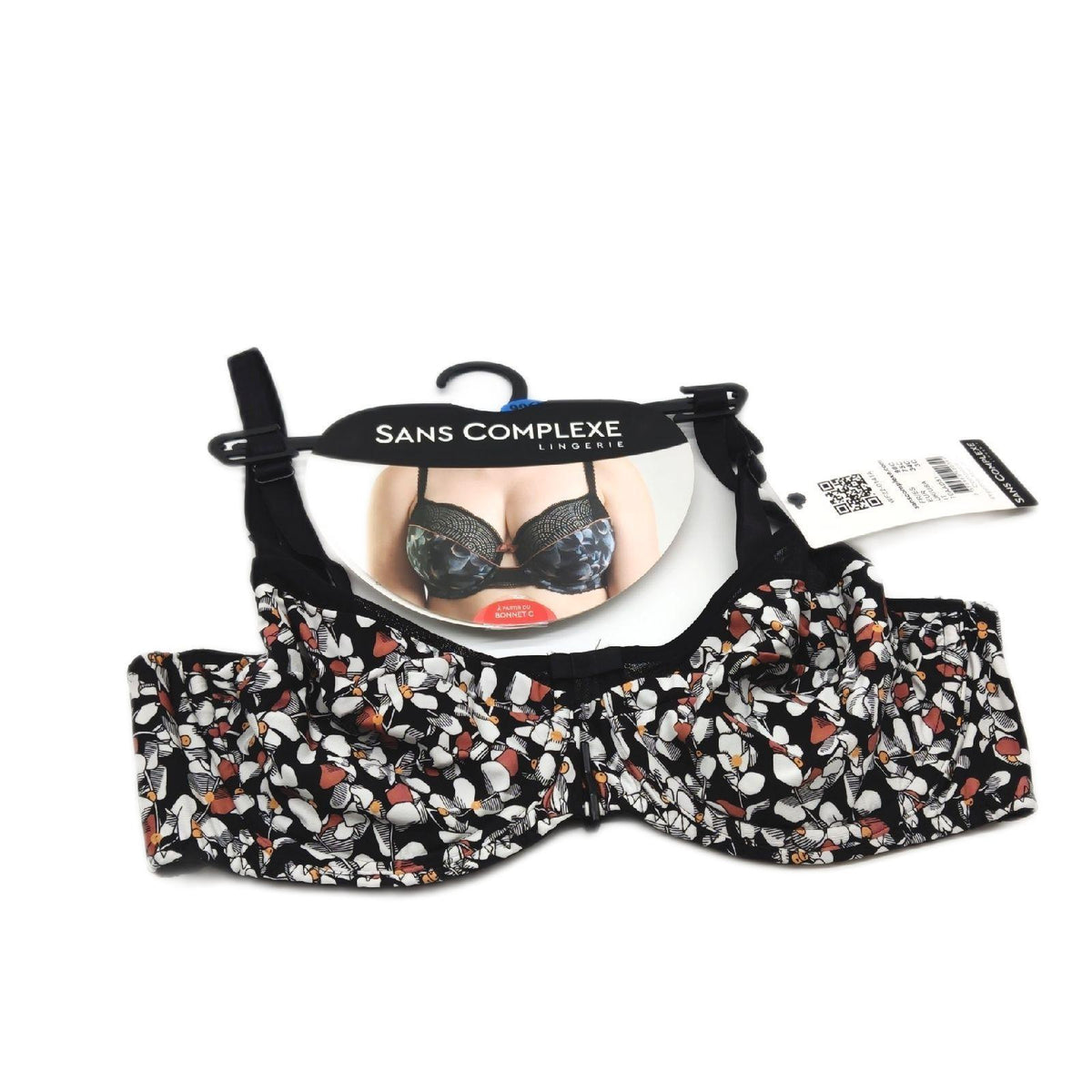 Sans Complexe Damen Complice 70aad81 Klassischer BH  Bügel  Winterschwarz Bedruckt  75C