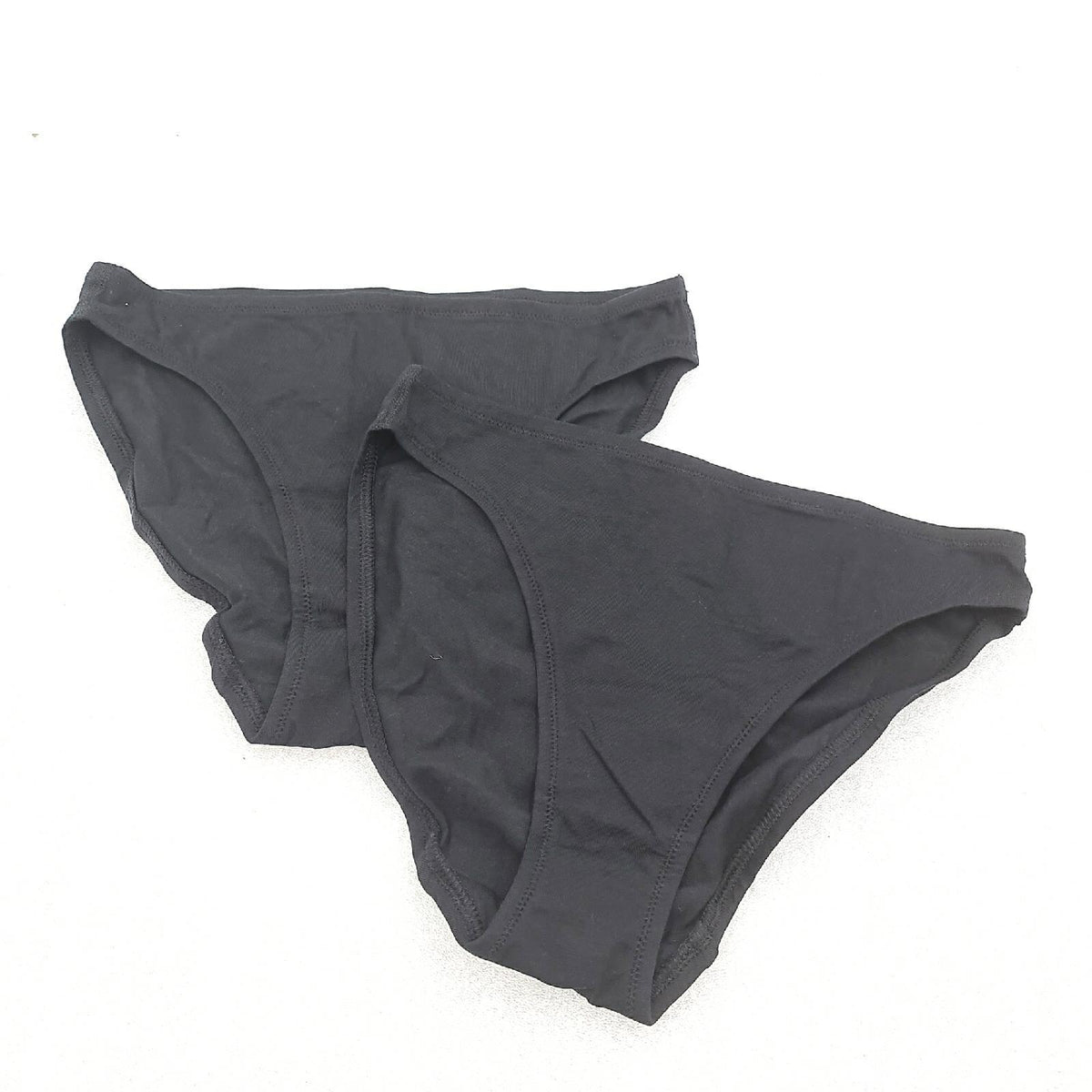 Amazon Aware Damen Superweiche Baumwoll-Bikinihose  2er-Pack  Schwarz  34