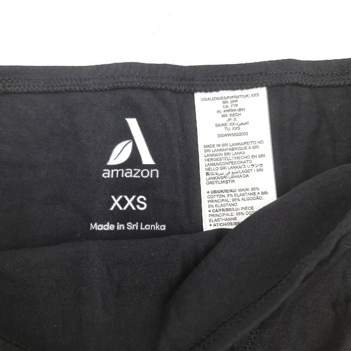 Amazon Aware Damen Superweiche Baumwoll-Bikinihose  2er-Pack  Schwarz  34